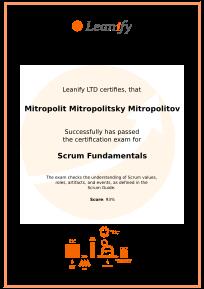 Leanify Test Certificate, TO test the leanify tests