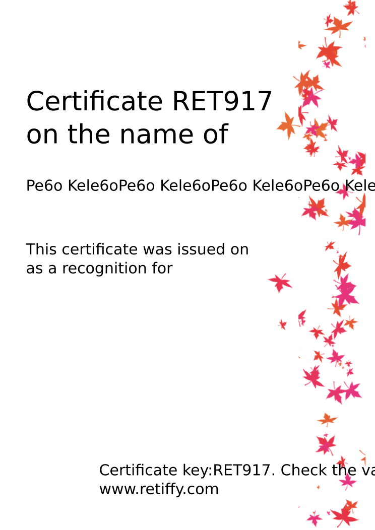 Retiffy certificate RET917 issued to Pe6o Kele6oPe6o Kele6oPe6o Kele6oPe6o Kele6oPe6o Kele6oPe6o Kele6oPe6o Kele6oPe6o Kele6oPe6o Kele6oPe6o Kele6oPe6o Kele6oPe6o Kele6oPe6o Kele6oPe6o Kele6oPe6o Kele6oPe6o Kele6oPe6o Kele6oPe6o Kele6oPe6o Kele6oPe6o Kele6oPe6o Kele6oPe6o Kele6oPe6o Kele6oPe from template Leaves with values,name:Pe6o Kele6oPe6o Kele6oPe6o Kele6oPe6o Kele6oPe6o Kele6oPe6o Kele6oPe6o Kele6oPe6o Kele6oPe6o Kele6oPe6o Kele6oPe6o Kele6oPe6o Kele6oPe6o Kele6oPe6o Kele6oPe6o Kele6oPe6o Kele6oPe6o Kele6oPe6o Kele6oPe6o Kele6oPe6o Kele6oPe6o Kele6oPe6o Kele6oPe6o Kele6oPe