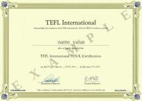 EnglishGoes TEFL International, This is an example for a TEFL International certificate issued by EnglishGoes.co